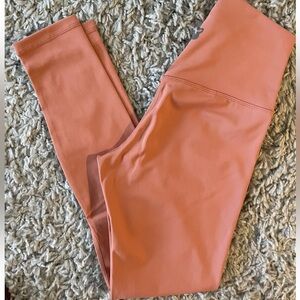 NEW High Rise Leggings Color Coral Size XS